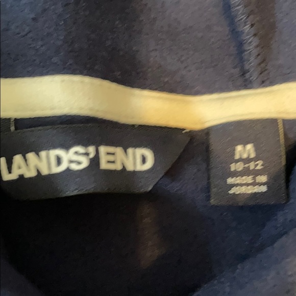 2 Lands End super soft fleece sweatshirts like new - Picture 2 of 4
